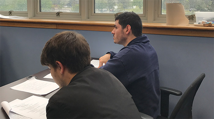 Gersh Experience Students Sitting in a Class Taking Notes